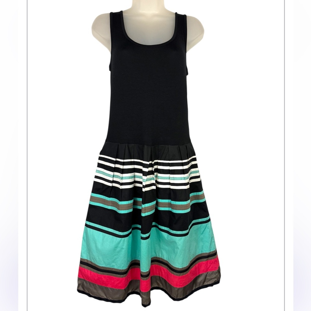 DKNY | Striped Colorblock Dress